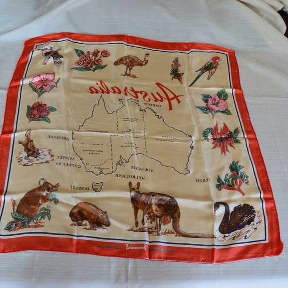 Vintage Australia Souvenir Scarf - Picture 9 of 11